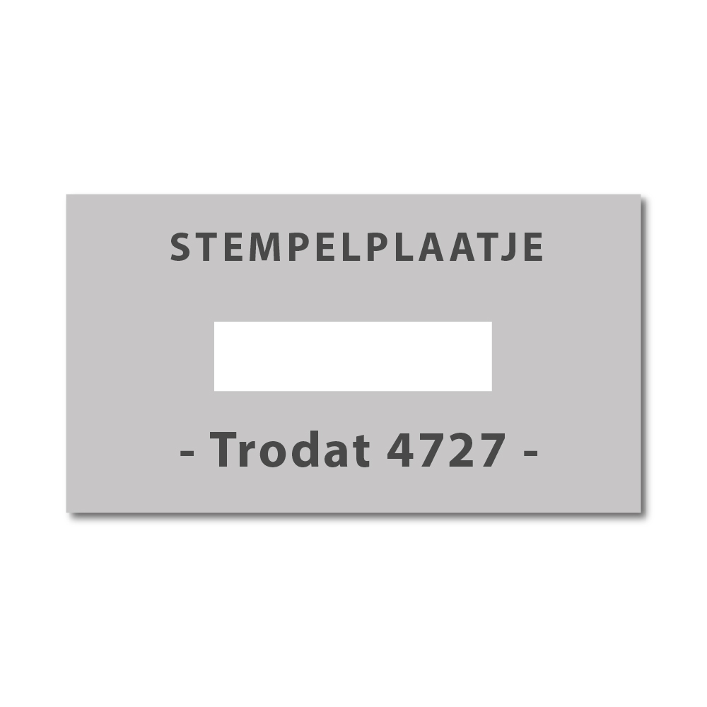 Stempelplaatje Trodat Printy 4724