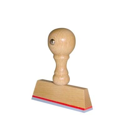 Houten Handstempel 55x10 mm