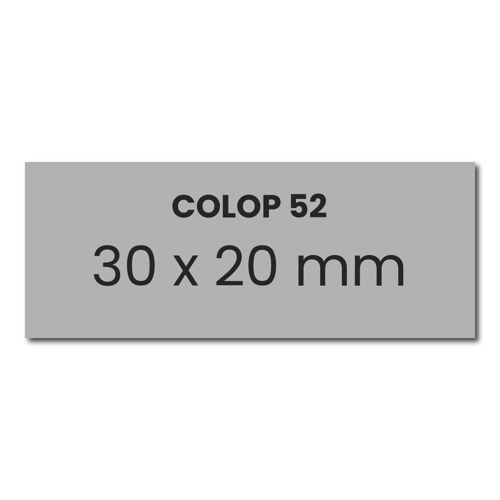 Stempelplaatje Colop Printer 52