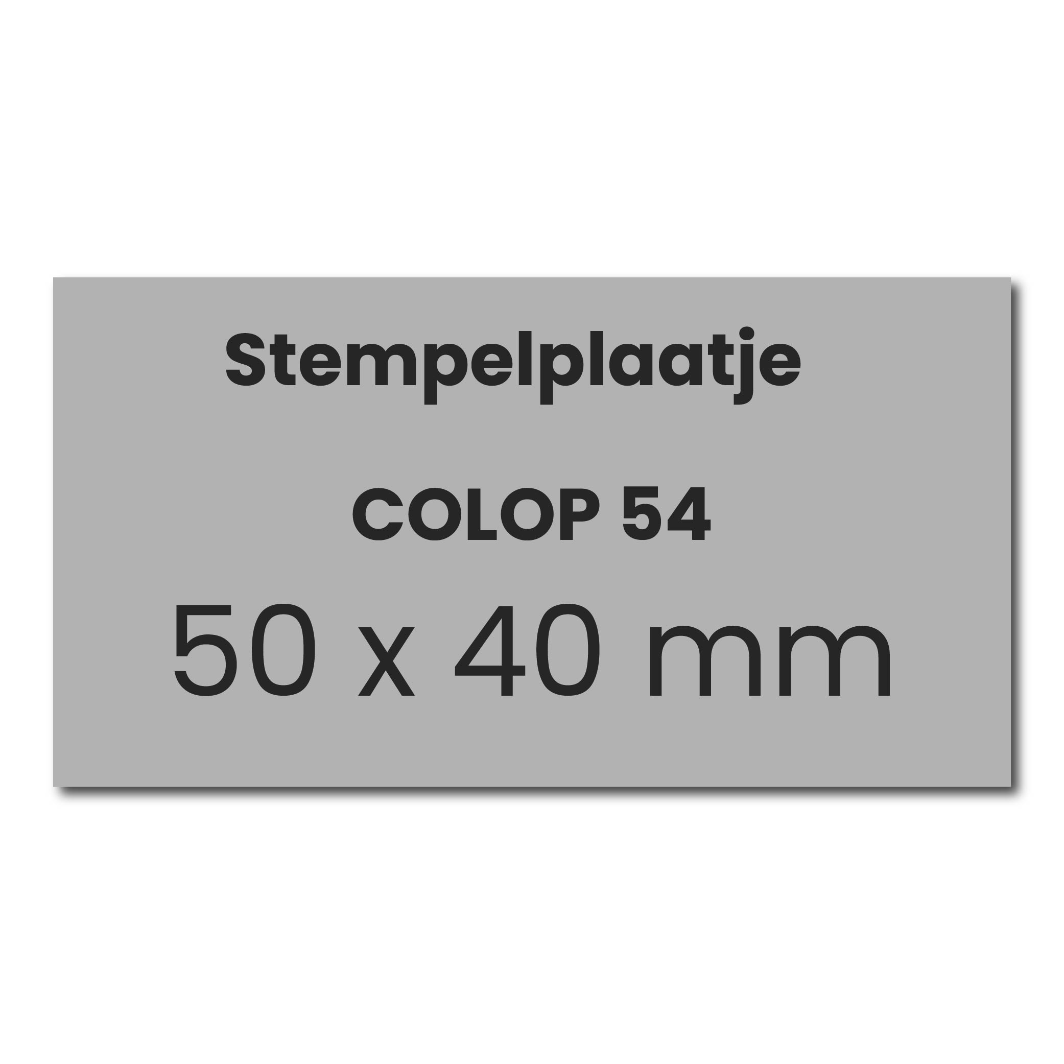 Stempelplaatjes Colop Printer 54